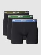 BOSS Boxershorts mit elastischem Label-Bund im 3er-Pack in Gruen, Größ...