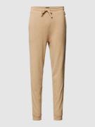 BOSS Sweatpants mit Eingrifftaschen Modell 'Premium' in Camel, Größe M