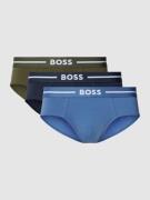 BOSS Slip mit elastischem Label-Bund im 3er-Pack in Oliv, Größe S