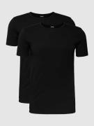 BOSS T-Shirt mit Label-Detail im 2er-Pack in Black, Größe XL