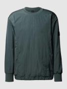 BOSS Sweatshirt mit Label-Patch Modell 'Stadler' in Oliv, Größe M