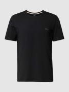 BOSS T-Shirt mit Label-Stitching in Black, Größe M