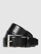 BOSS Ledergürtel mit Dornschließe Modell 'Elloy' in Black, Größe 85