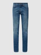 BOSS Orange Slim Fit Jeans mit Stretch-Anteil Modell 'Delaware' in Bla...