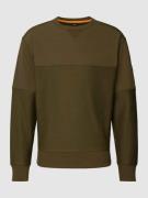 BOSS Orange Sweatshirt mit Label-Patch Modell 'Wetwill' in Oliv, Größe...