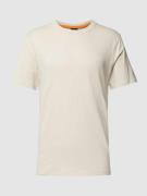 BOSS Orange T-Shirt mit Label-Print in Beige, Größe S