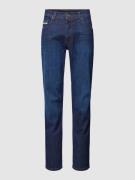 bugatti Modern Fit Jeans mit Stretch-Anteil in Dunkelblau, Größe 32/30
