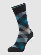 Burlington Socken aus Schurwollmischung Modell 'Newcastle' in Black, G...