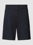 COLUMBIA Straight Leg Bermudas in unifarbenem Design in Black, Größe M