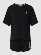 DKNY T-Shirt mit Label-Print in Black, Größe XS
