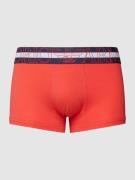 Emporio Armani Trunks mit Logo-Bund in Rot, Größe L