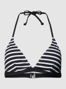 Esprit Bikini-Hose mit Streifenmuster Modell 'RCS mini brief' in Black...