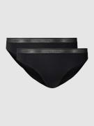Esprit Slip mit elastischem Logo-Bund Modell 'MICRO' in Black, Größe 3...