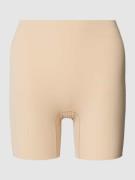 Esprit Pants mit Label-Detail und Shape-Effekt in Beige, Größe S