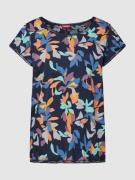 Esprit T-Shirt mit floralem Muster in Marine, Größe S
