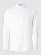 Eterna Regular Fit Business-Hemd aus Twill in Weiss, Größe 43