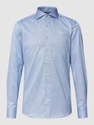 Eterna Slim Fit Business-Hemd mit Allover-Muster in Marine, Größe 43