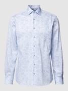 Eterna Modern Fit Business-Hemd mit Paisley-Muster in Bleu, Größe 40