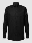 Eterna Regular Fit Business-Hemd aus Baumwolle in Black, Größe 39