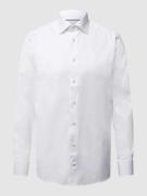 Eton Slim Fit Business-Hemd aus Twill in Weiss, Größe 44