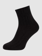 Falke Socken mit Kaschmir-Anteil Modell 'Bedsock' in Black, Größe 39/4...
