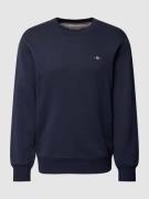 Gant Regular Fit Sweatshirt mit Label-Stitching Modell 'SHIELD' in Mar...