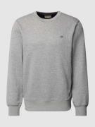 Gant Regular Fit Sweatshirt mit Label-Stitching Modell 'SHIELD' in Sil...