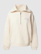 Gant Sweatshirt mit Stehkragen in Offwhite, Größe S