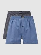 Jockey Boxershorts aus Baumwolle im 2er-Pack in Blau, Größe S