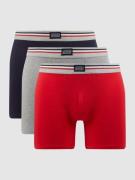 Jockey Trunks mit Label-Detail im 3er-Pack in Rot, Größe S