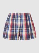 Jockey Boxershorts mit Tartan-Karo in Marine, Größe M