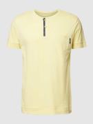 Jockey T-Shirt mit Brusttasche Modell 'Night & Day' in Gelb, Größe S