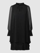 JOOP! Knielanges Kleid mit Schlüsselloch-Ausschnitt in Black, Größe 34