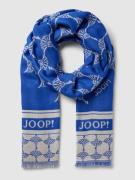JOOP! Handtuch mit rechteckiger Form und Allover-Logo-Muster in Royal,...