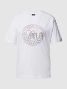 JOOP! T-Shirt aus reiner Baumwolle in Weiss, Größe 38