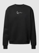 KARL KANI Sweatshirt mit Label-Stitching Modell 'SIGNATURE' in Black, ...