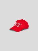 Kenzo Basecap mit Label-Stitching in Rot, Größe One Size