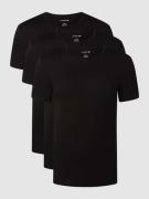 Lacoste Slim Fit T-Shirt aus Baumwolle im 3er-Pack in Black, Größe XL