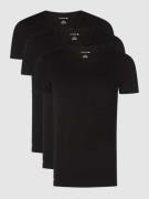 Lacoste T-Shirt aus Baumwolle im 3er-Pack in Black, Größe S