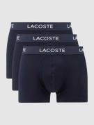 Lacoste Trunks mit Label-Details im 3er-Pack in Dunkelblau, Größe L