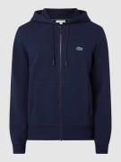 Lacoste Classic Fit Sweatjacke mit Kapuze in Marine, Größe L