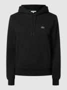 Lacoste Classic Fit Hoodie mit Känguru-Tasche in Black, Größe L