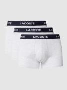 Lacoste Trunks mit Label-Details im 3er-Pack in Hellgrau, Größe M
