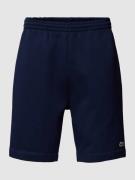 Lacoste Regular Fit Shorts mit elastischem Bund in Marine, Größe XS