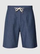 Mango Shorts mit Bundfalten Modell 'alfonso' in Marine, Größe 42