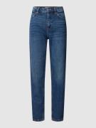 Mango High Waist Jeans im 5-Pocket-Design Modell 'NEWMOM' in Dunkelbla...