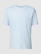 Marc O'Polo T-Shirt mit Label-Print in Hellblau, Größe M