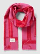 Marc O'Polo Schal mit grafischem Muster in Pink, Größe One Size