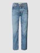 Marc O'Polo Boyfriend Fit Jeans mit Label-Details in Hellblau, Größe 3...