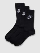 Nike Socken mit Label-Stitching im 3er-Pack in Black, Größe 34/38